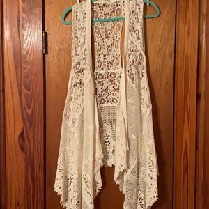 Umgee Lace boho vest